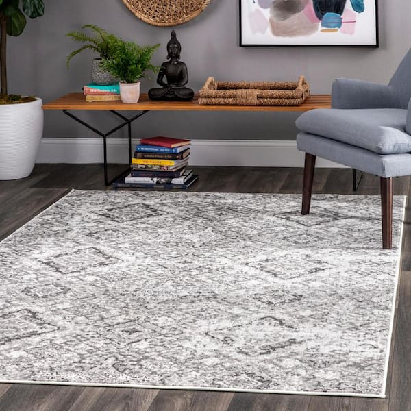 Gretel Vintage Gray 4 ft. x 6 ft. Area Rug