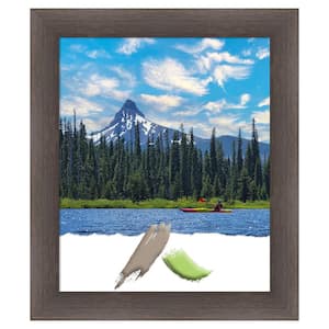 Hardwood Chocolate Wood Picture Frame Opening Size 20 x 24 in.