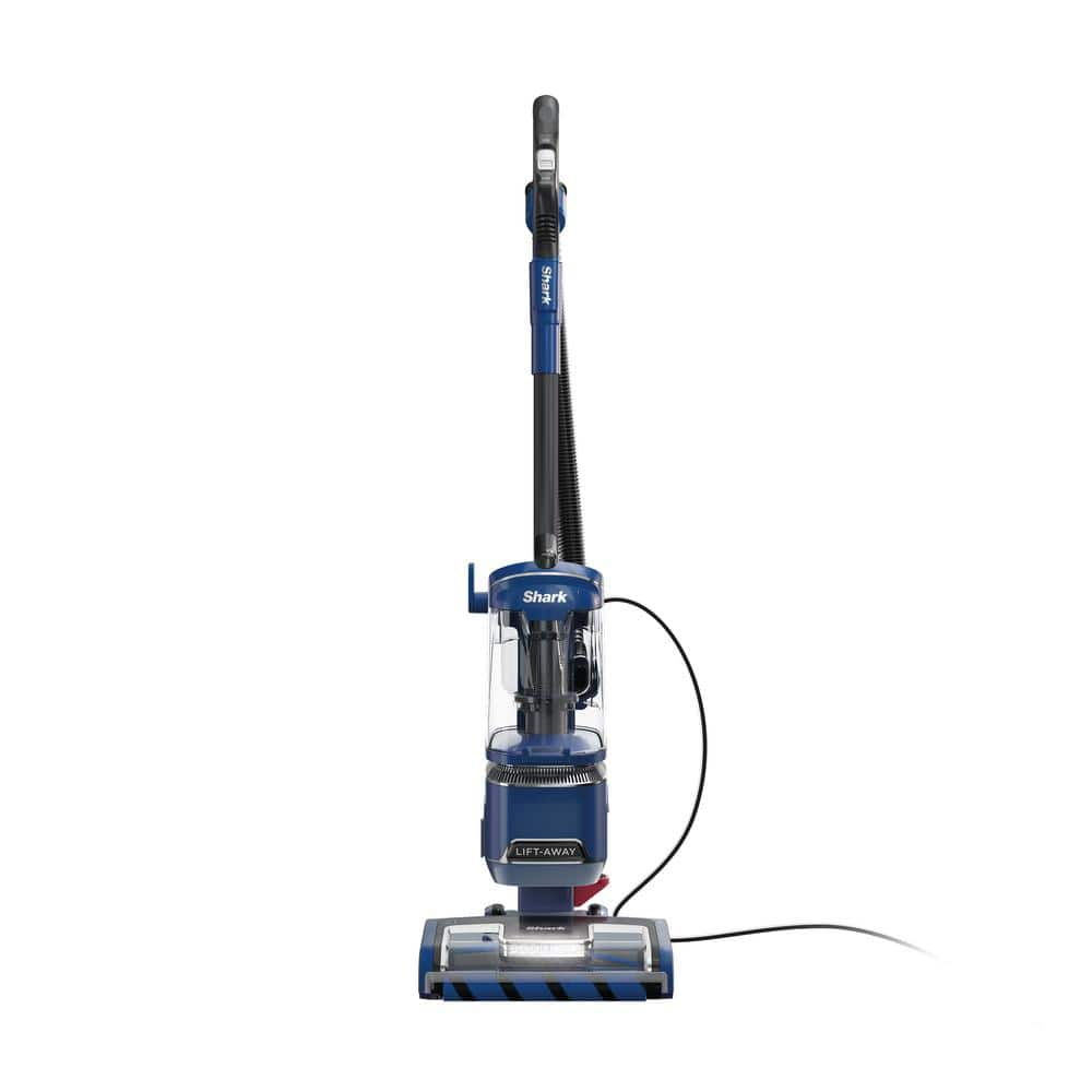 Shark Performance DuoClean PowerFins Lift-Away Bagless HEPA Upright Vacuum for All Floors and Carpet in Deep Navy