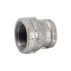 1 in. x 3/4 in. Galvanized Malleable Iron Reducing Coupling Fitting