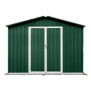 Installed 8 ft. W x 6 ft. D Metal Shed with Vents and Lockable Doors (48 sq. ft.)