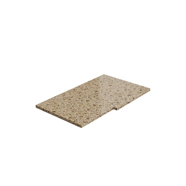 NewAge Products 4 ft. Solid Surface Countertop in Gold Sand Granite