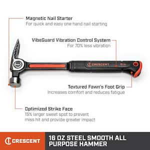 16 oz. Steel General Purpose Hammer