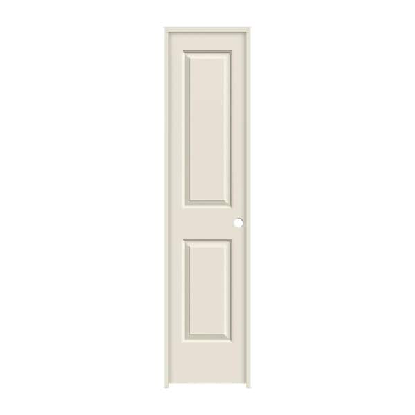 JELD-WEN 18 in. x 80 in. Cambridge Primed Left-Hand Smooth Molded Composite Single Prehung Interior Door