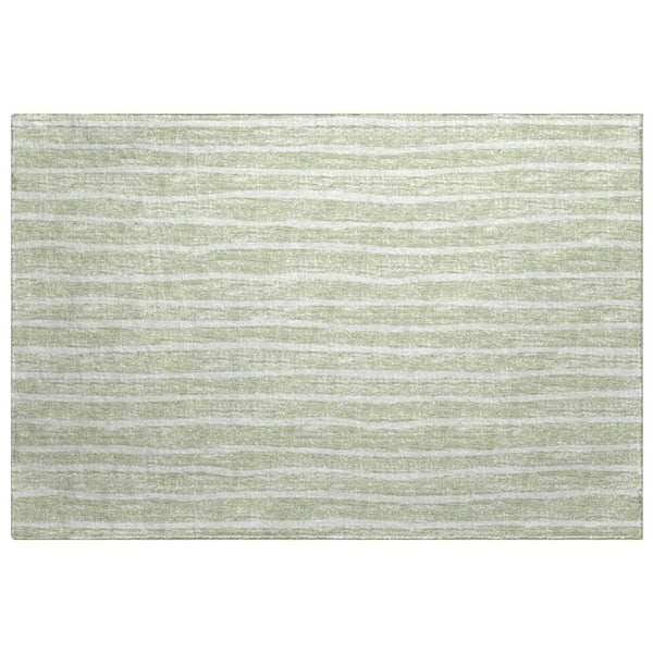 Dream Shag Premium Machine Washable Abstract ADS138 Mist 2 ft. x 3 ft. Accent Rug