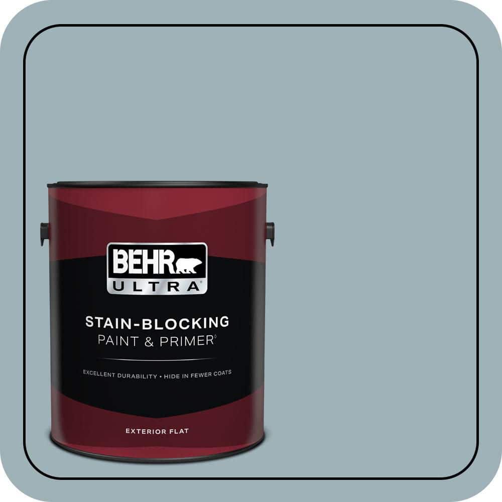1 gal. #540E-3 Blue Fox Flat Exterior Paint & Primer price history on PriceWatchPro