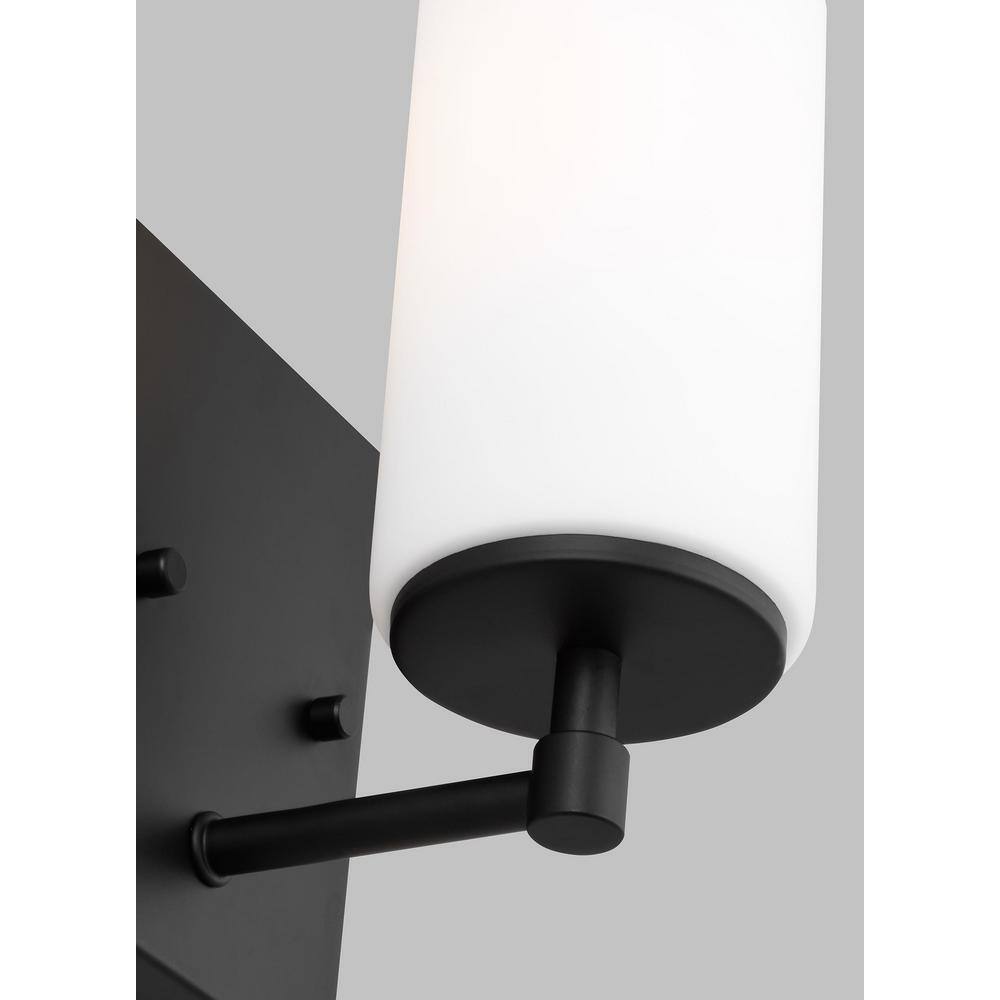 Alturas Midnight Black 8.75" Dimmable Bronze Wall Sconce