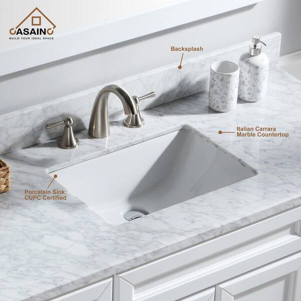 Queen 48 Full Sonoma Wall Mount Single Sink Modern Bathroom Vanity