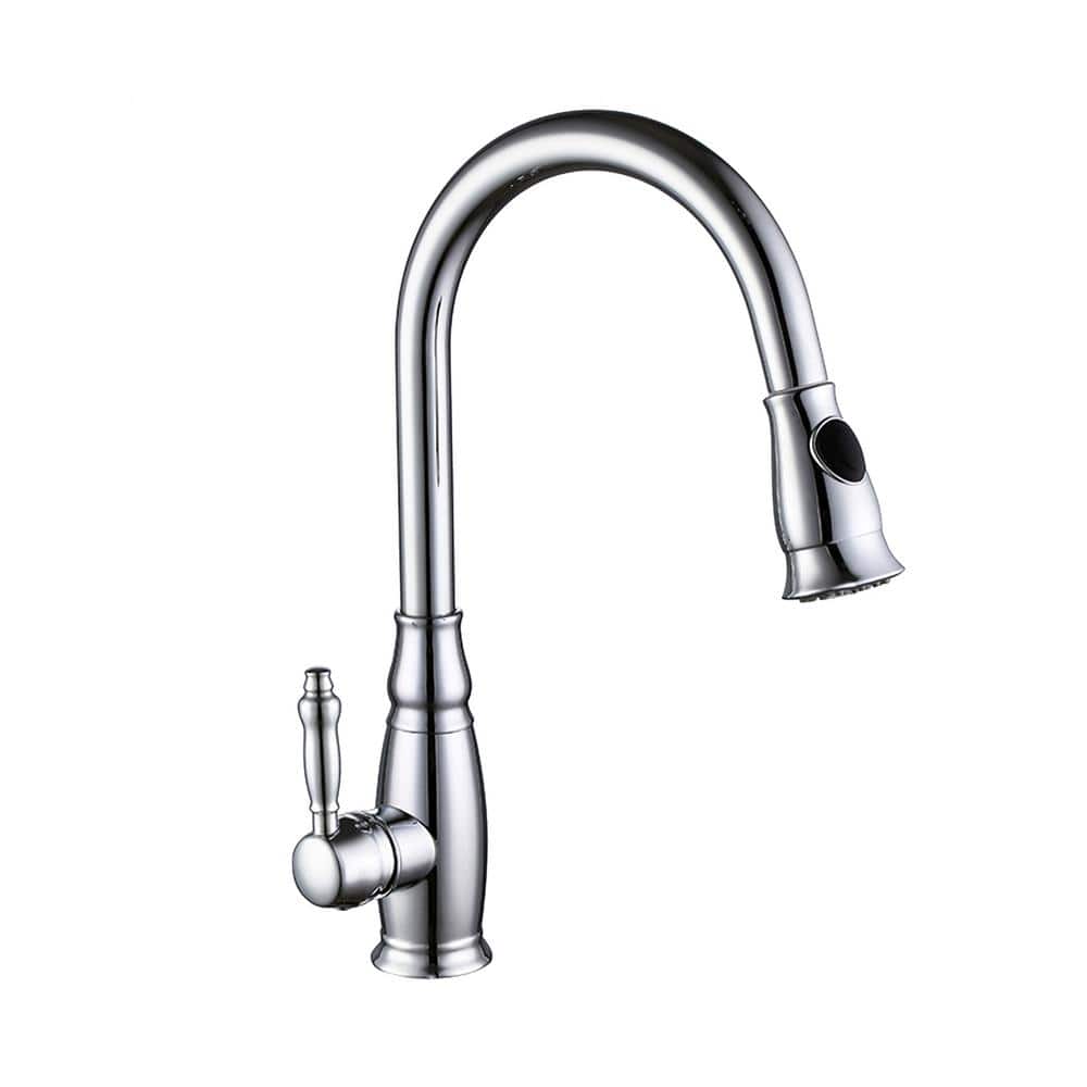 Satico Excellent Stainless Steel Single Handle Pull Out Sprayer Kitchen