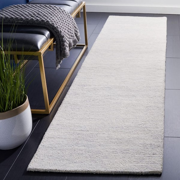 Metro Ivory 2 ft. x 5 ft. Gradient Striped Runner Rug