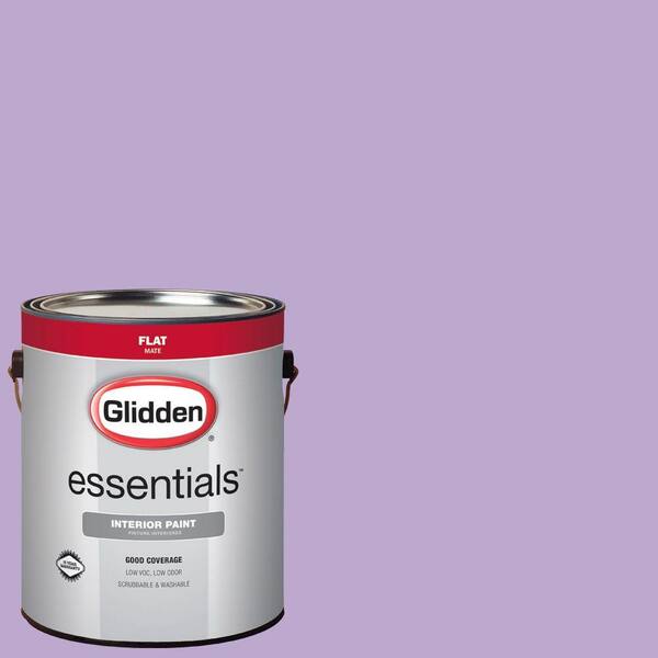 Glidden Essentials 1 gal. #HDGV55 Sugared Plum Flat Interior Paint