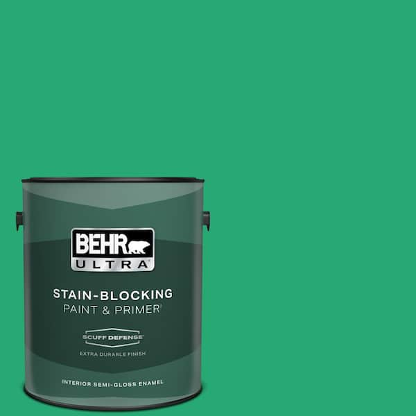 BEHR ULTRA 1 gal. #470B-5 Garden Medley Extra Durable Semi-Gloss Enamel Interior Paint & Primer