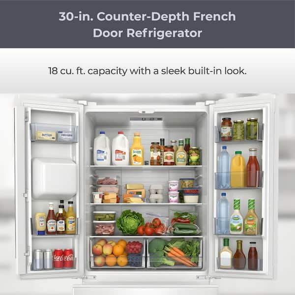 KENMORE 32.3 in. 18 cu. ft. Counter-Depth French Door Refrigerator