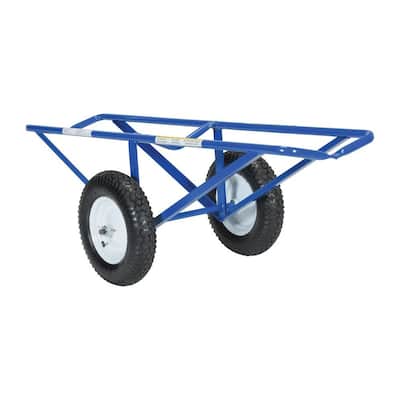 61 in. x 25 in. Portable Carpet Dolly with Pneumatic Wheels