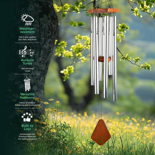 Nature's Melody Premiere Grande Tunes Wind Chimes 24 in. Outdoor