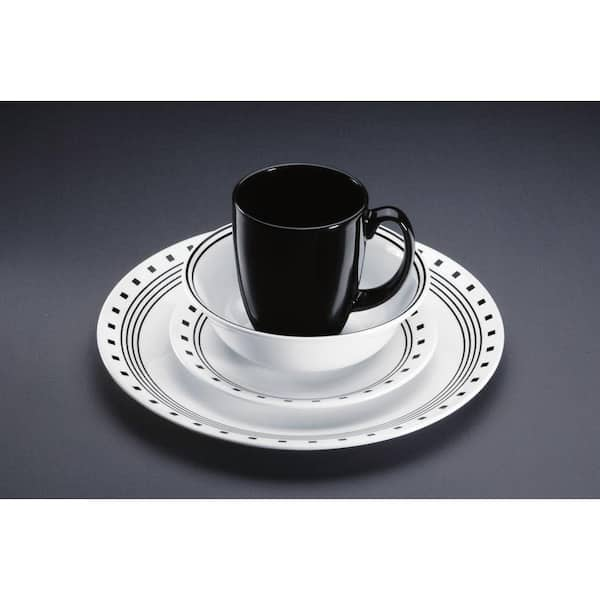 Corelle Geometrica 12-Piece Dinnerware Set, Service for 4 