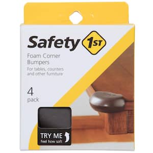 16.4 Feet of Edge Guards & 4 Pre-Taped Corner Protectors Premium Furniture Corner Safety Bumpers Slate Grey Edge Armor 