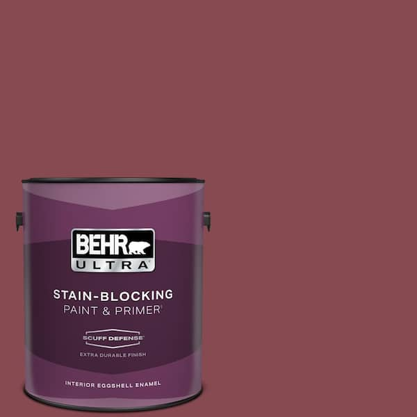 BEHR ULTRA 1 gal. #ICC-83 Currant Jam Extra Durable Eggshell Enamel Interior Paint & Primer