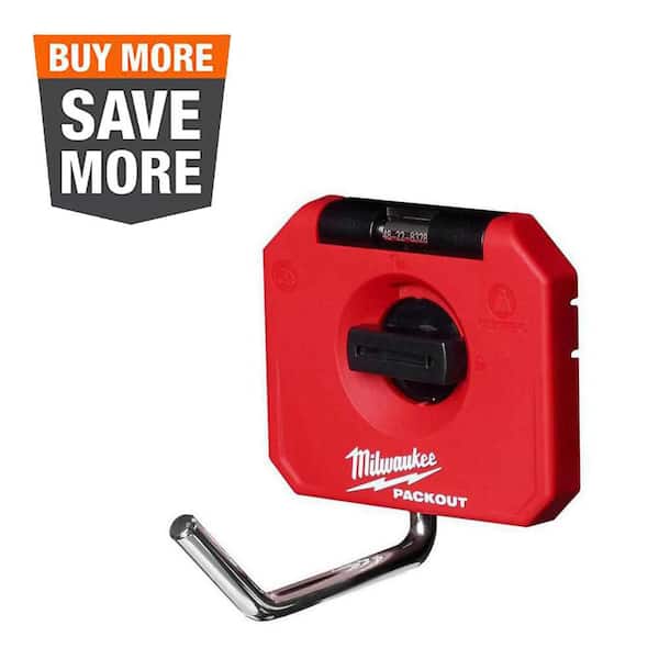 PACKOUT 4" Single Straight Hook Tool Holder