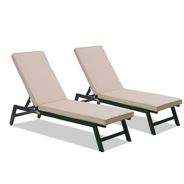 Unbranded 22.05 in Width x 2.76 in. Height 2PCS Outdoor Lounge Chair or Chaise Lounge Cushion Replacement