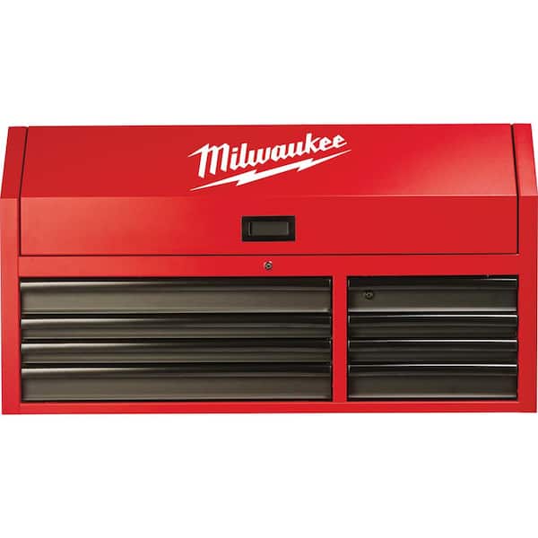 Milwaukee 46 in. 8-Drawer Steel Storage Top Chest in Red and Black  48-22-8510 - The Home Depot