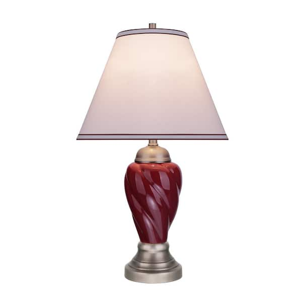 Maroon table hot sale lamps