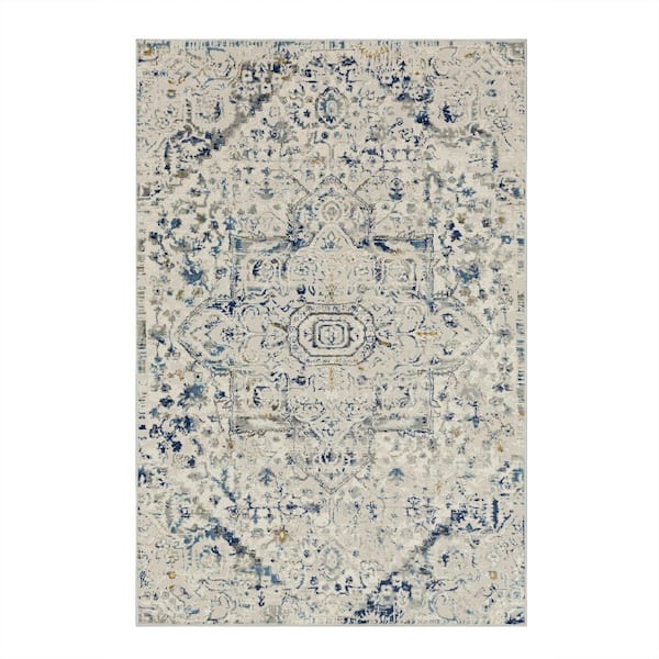 Damon Blue 5 ft. 3 in. x 8 ft. Area Rug