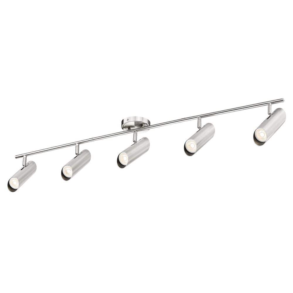 JAZAVA 3.6 ft. Gold Integrated LED Ceiling Mounted Hardwired