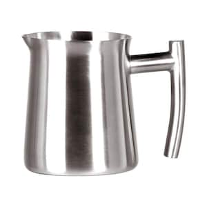10 fl.oz, Silver Stainless Steel Creamer, brushed finish