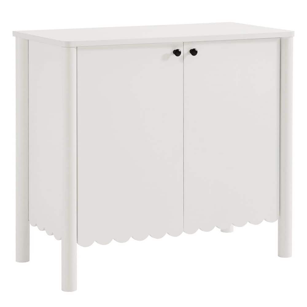 Modway Emmeline 2-Door Scalloped Sideboard in White EEI-7152-WHI