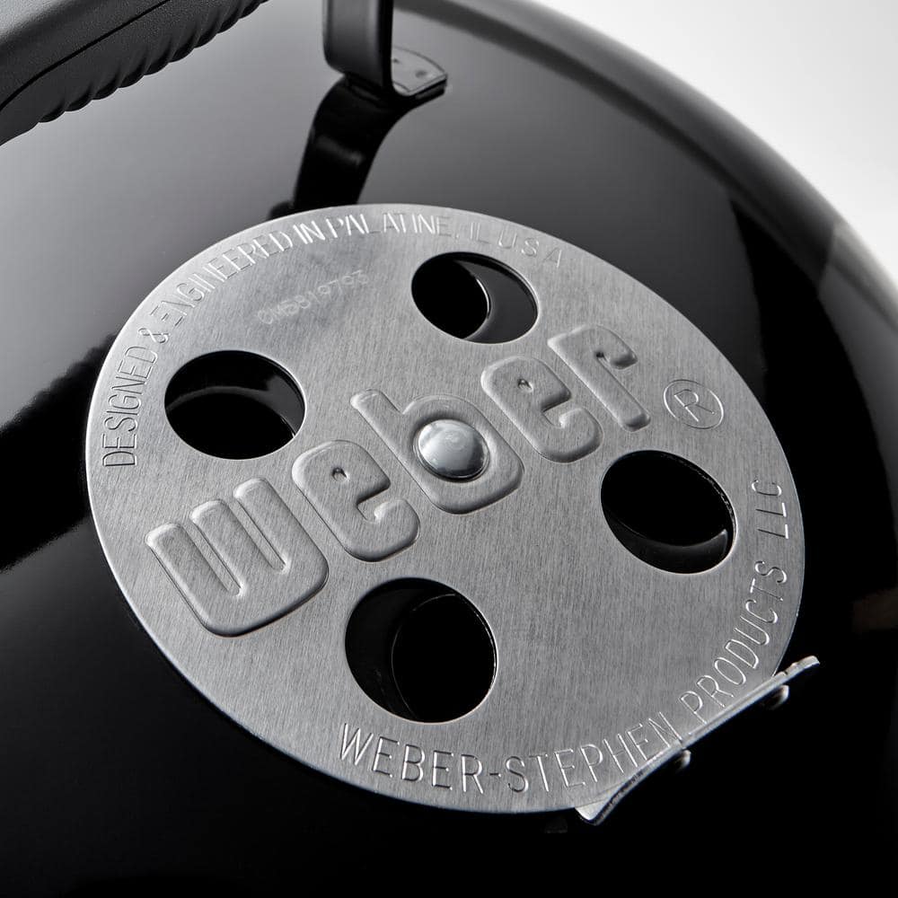 Slate Blue 14-Inch Portable Charcoal Kettle Grill