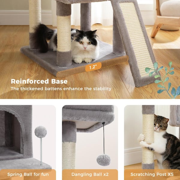 Large base cheap cat tree