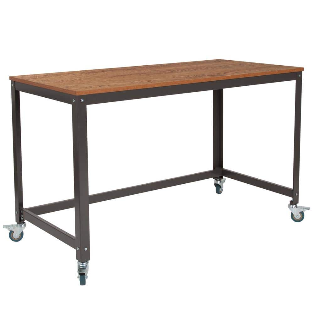 Carnegy Avenue 29.3 in. Rectangular Cherry Laptop Desks with Adjustable  Height CGA-NAN-0432-CH-HD - The Home Depot
