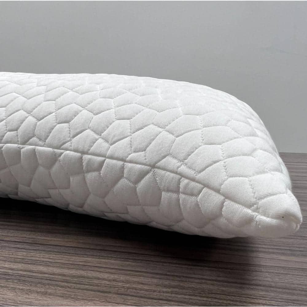 Ottomanson Queen Memory Foam Pillow with Microfiber Cover