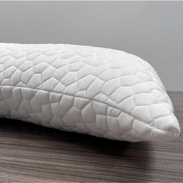 Ottomanson Serenity 29 in. x 19 in. Medium Comfort Queen Pillow Adjustable  Comfort,CertiPUR-US, Extra Shredded Memory Foam Included UYK-Q-U - The Home  Depot