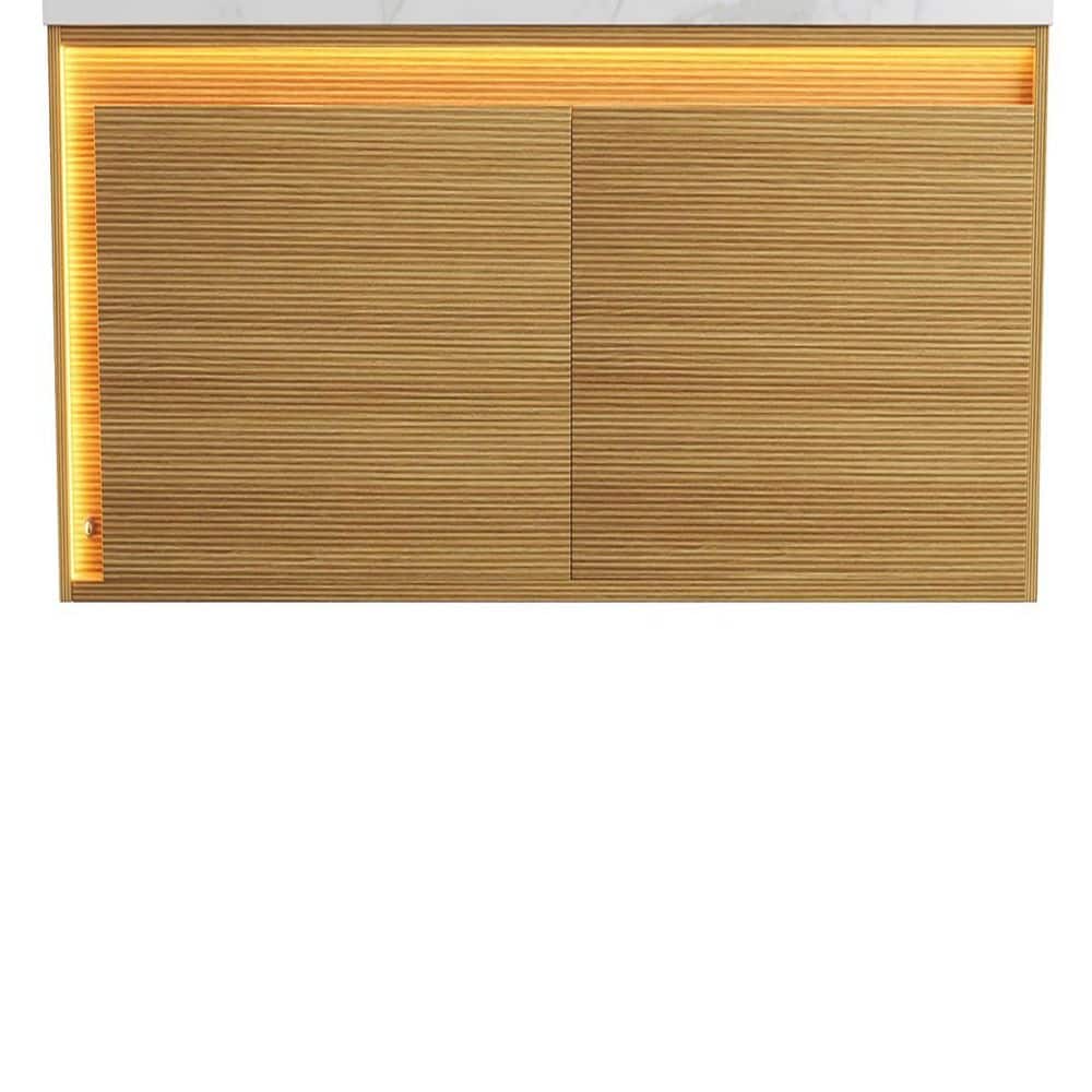 48 in. W x 20 in. D x 16 in. H Bath Vanity Cabinet without Top in Light Oak price history on PriceWatchPro
