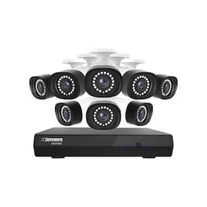 Sentinel 4K Ultra HD Wired NVR 8 Channel Security Camera System with 8 POE Cameras Smart Human Detection and Mobile App