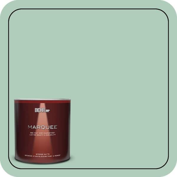 BEHR MARQUEE 1 qt. #T13-12 Jazzy Jade Matte Interior Paint & Primer