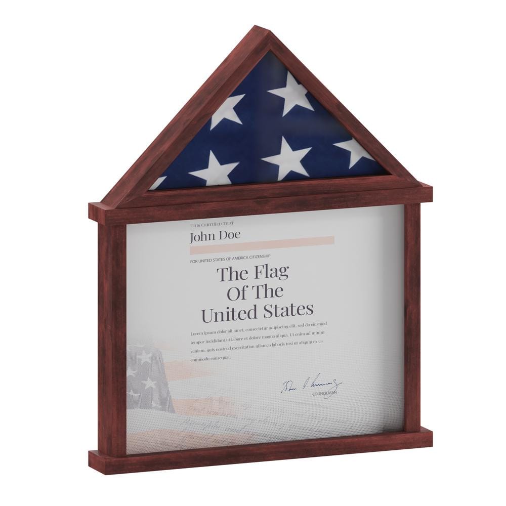 Mahogany Flag Case price history on PriceWatchPro