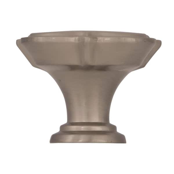 Grace Revitalize 1-3/4 in. (44mm) Traditional Satin Nickel Novelty Cabinet Knob