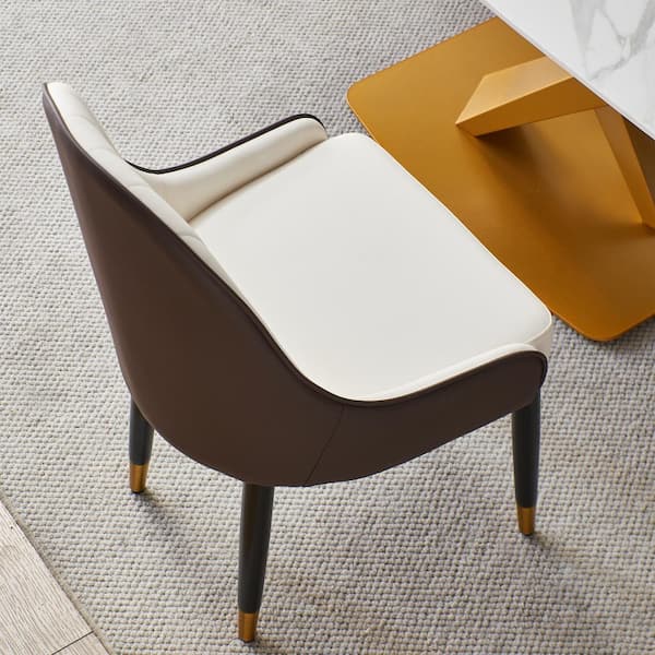 Have a question about Magic Home Beige PU Leather Dining Chair