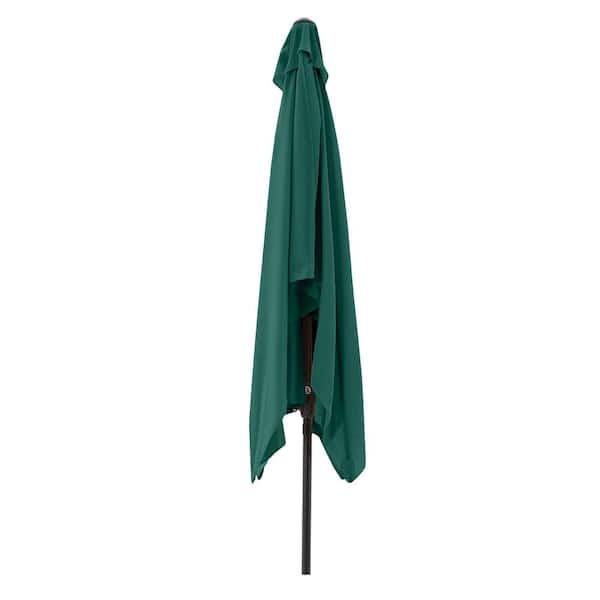 Pure Garden 10 ft. Rectangular Market Tilt Patio Umbrella