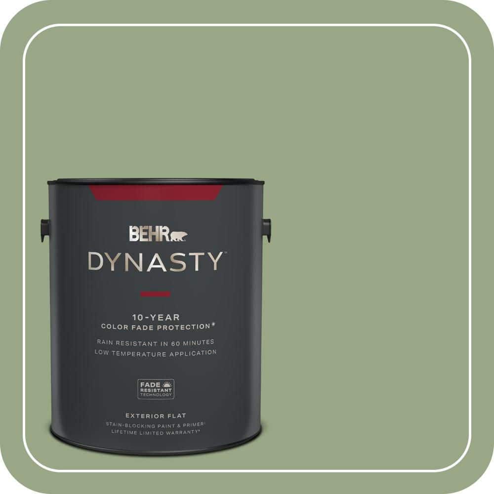 1 gal. #MQ6-51 Fern Leaf Flat Exterior Stain-Blocking Paint & Primer price history on PriceWatchPro