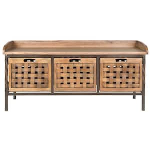 Isaac Oak Storage Bench