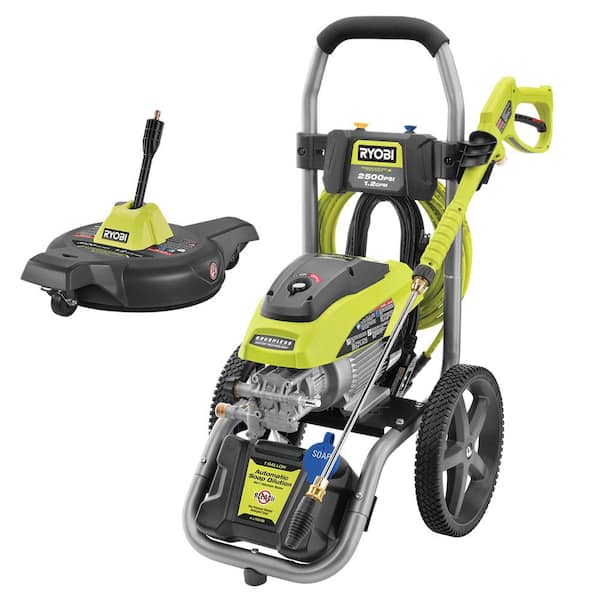 RYOBI 2,000 PSI 1.2 GPM Cold Water Electric Pressure Washer with 12 in. Surface Cleaner