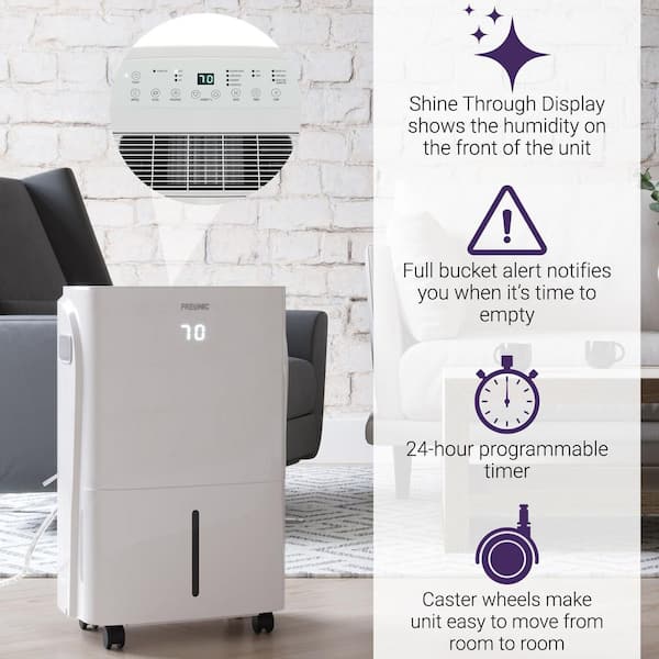 30 Litre Dehumidifier with 24 Hour Timer