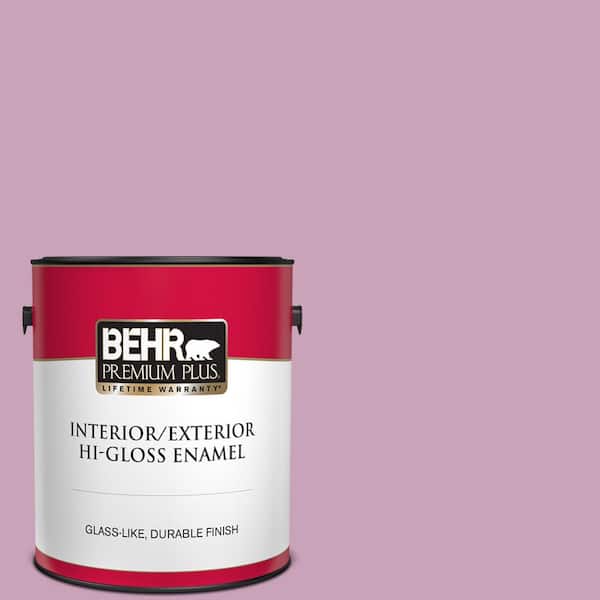 BEHR PREMIUM PLUS 1 gal. #690D-4 Taste of Berry Hi-Gloss Enamel Interior/Exterior Paint