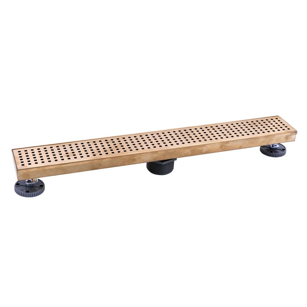 Oatey Designline 24 in. Stainless Steel Linear Shower Drain with Square