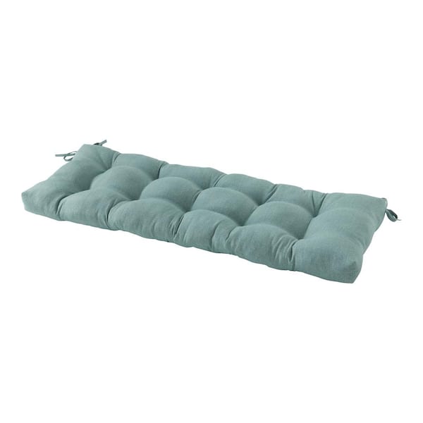 Greendale Home Fashions 51 in. x 18 in. Seaglass Rectangle Outdoor Bench Cushion