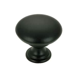 Copperfield Collection 1-3/16 in. (30 mm) Matte Black Functional Cabinet Knob
